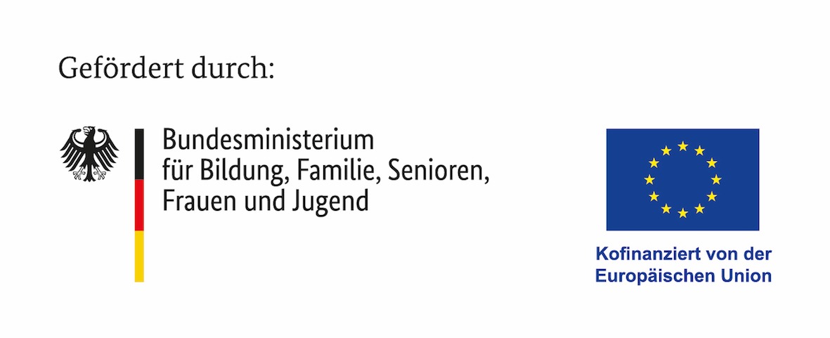 Gefördert durch das Bundesministerium für Bildung, Familie, Senioren, Frauen und Jugend und die Europäische Union / ESF Plus